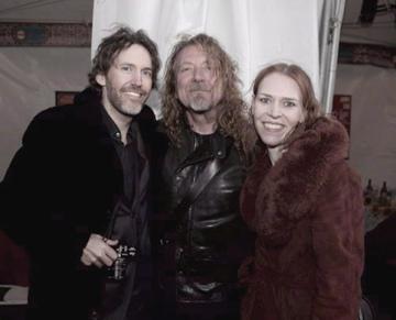 Dave, Robert Plant and Gillian