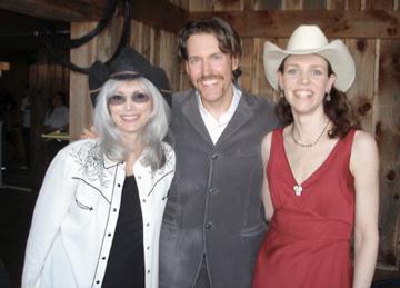 Emmylou Harris, Dave (with an AWESOME mustache) and Gillian