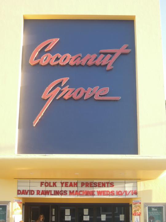 Cocoanut Grove 10/1/14